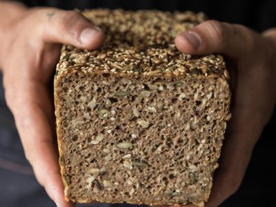 Seeded sourdough loaf bread kit recipe