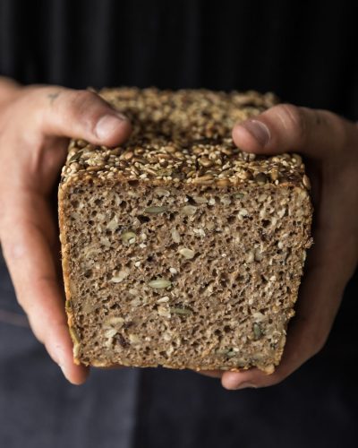 Seeded sourdough loaf bread kit recipe